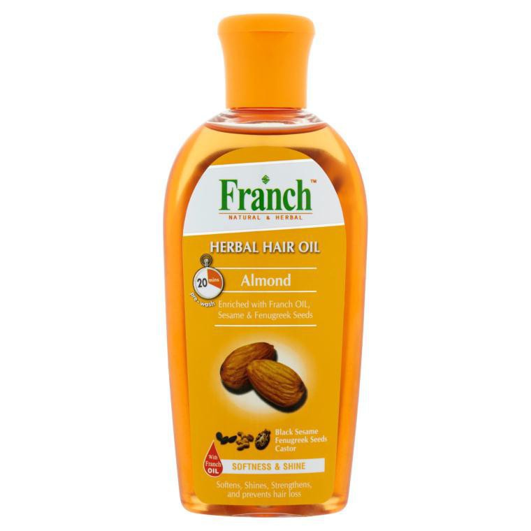 Buy Franch Almond Herbal Hair Oil 200ml Minyak Rambut Badam Seetracker Malaysia