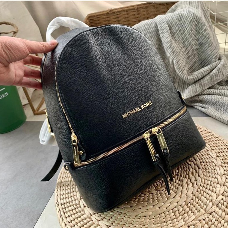 mk black backpack