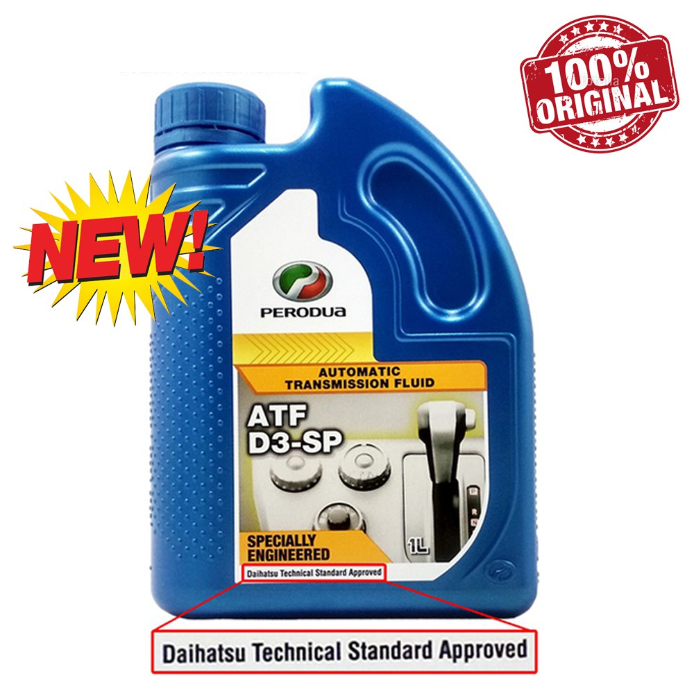 (2020 New Packing) Perodua ATF SP-3 Auto Gear Oil (1L 