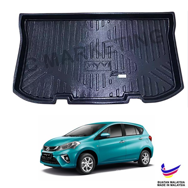 PERODUA MYVI 2017 PCT Luggage Tray/ Boot Tray/ Cargo Tray Shopee Malaysia
