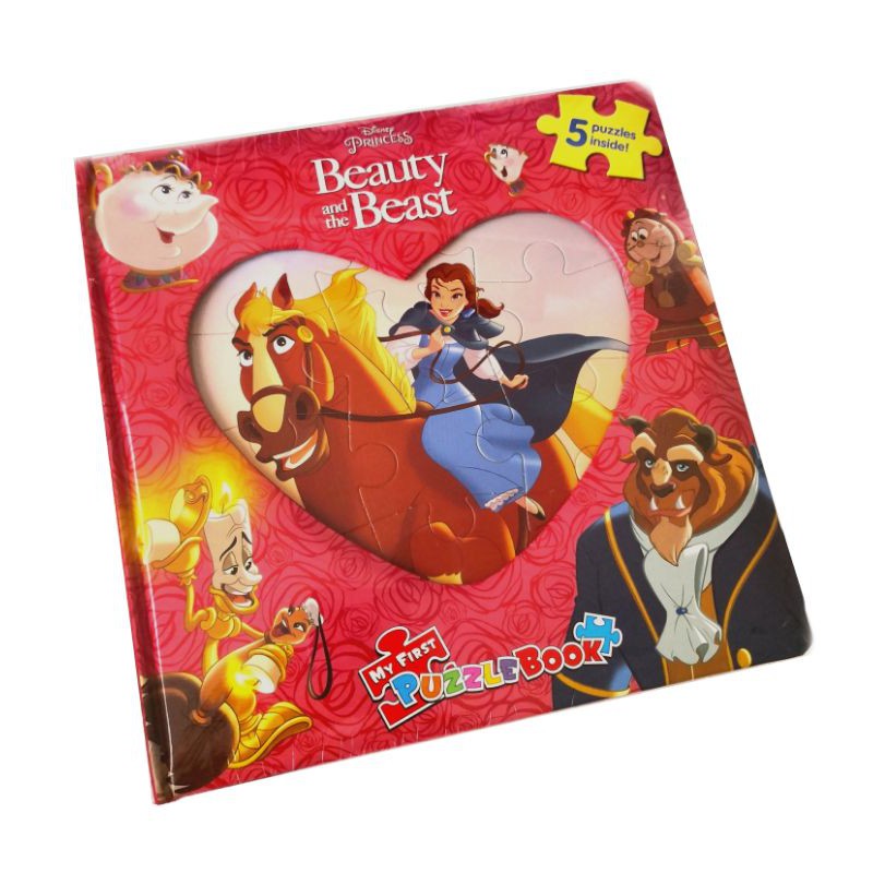 Disney Princess Beauty And The Beast My First Puzzle Book Shopee Malaysia