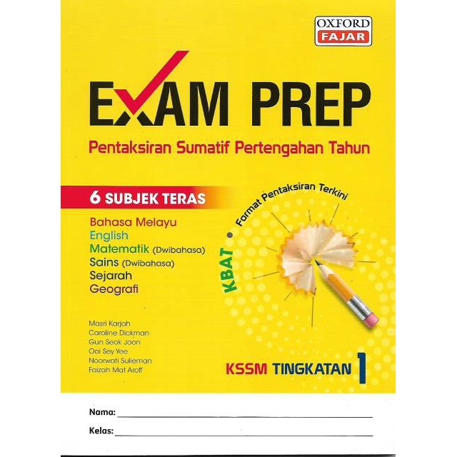 Exam Prep Pentaksiran Sumatif Pertengahan Tahun Tingkatan 1