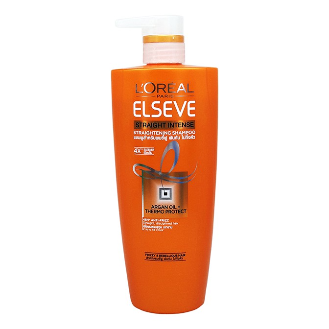 L Oreal Paris Elseve Straight Intense Shampoo 650ml Shopee Malaysia