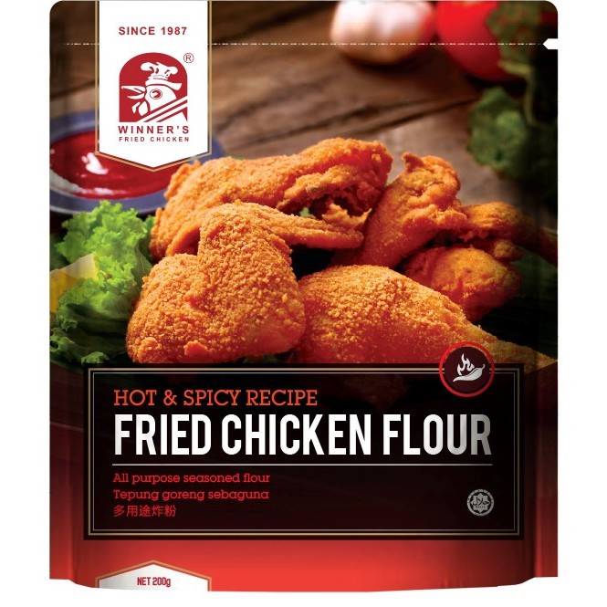 Winner's Fried Chicken Hot & Spicy Recipe Flour