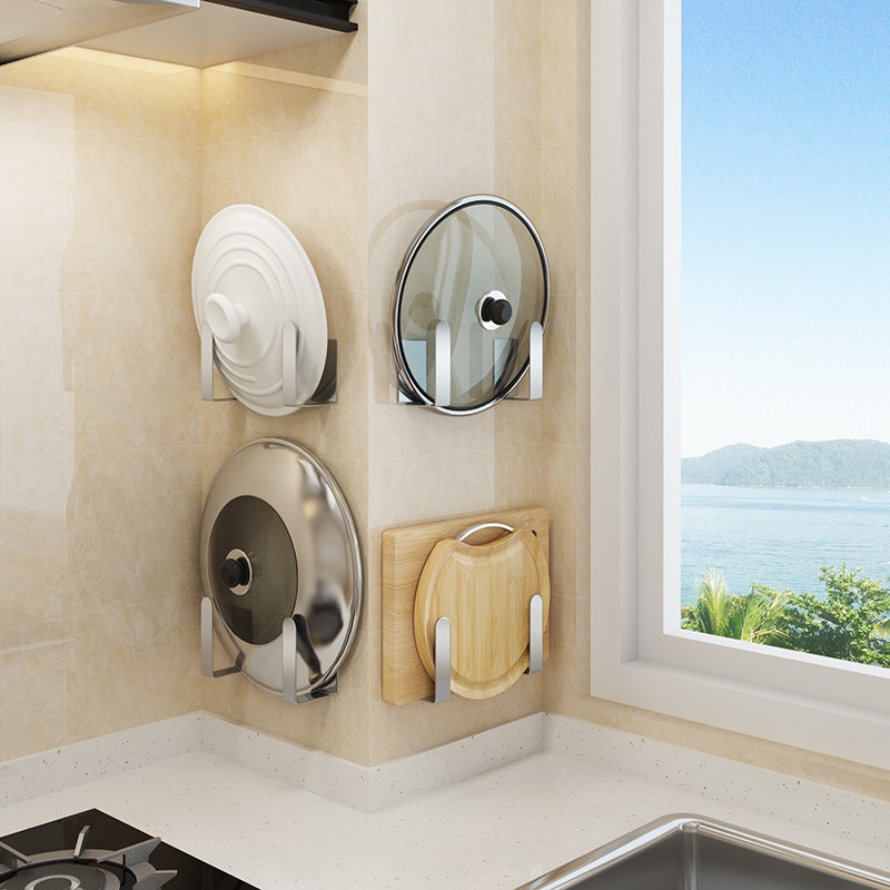 Stainless steel kitchen rack wallmounted cutting board cutting board