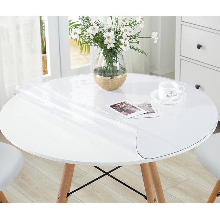 Clear Pvc Soft Glass Transparent Table Cover Tablecloth Water
