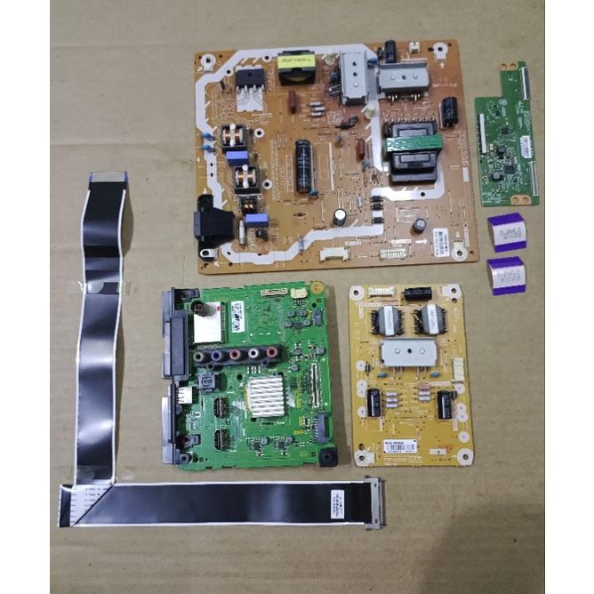 Panasonic Th-42c410k System Board Power Supply Tcon Inverter Lvds Ribbon Tv Sparepart VD