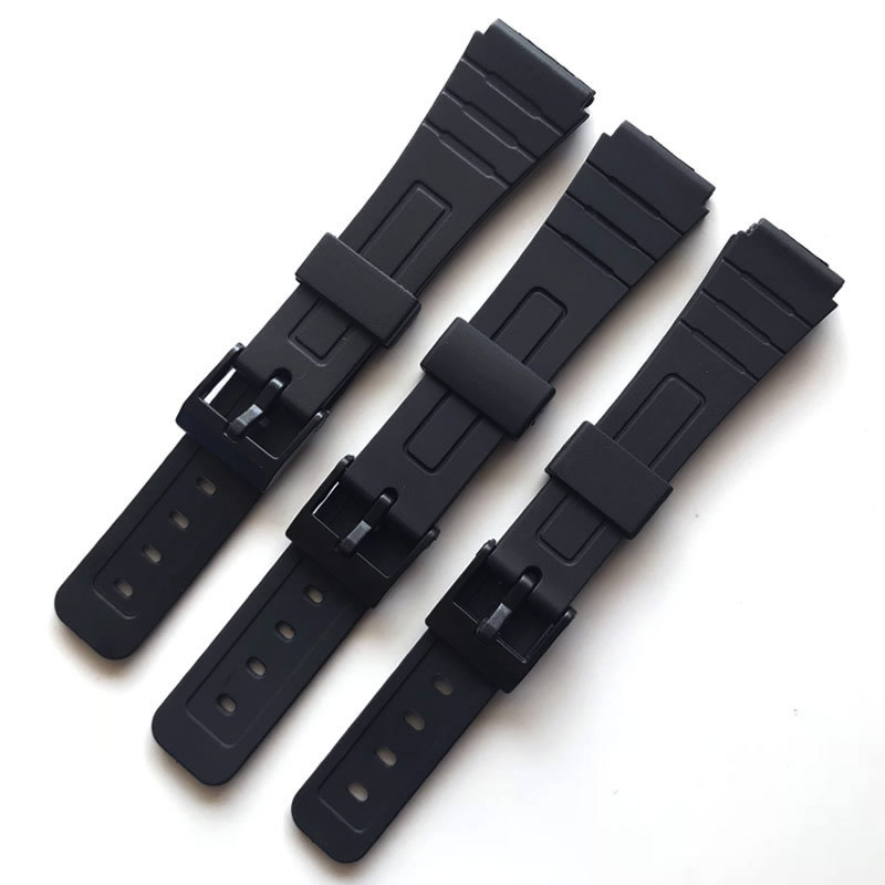 Watch Band Replacement Strap For Casio F-91W-1 F91WM F-84W F-94W Black ...