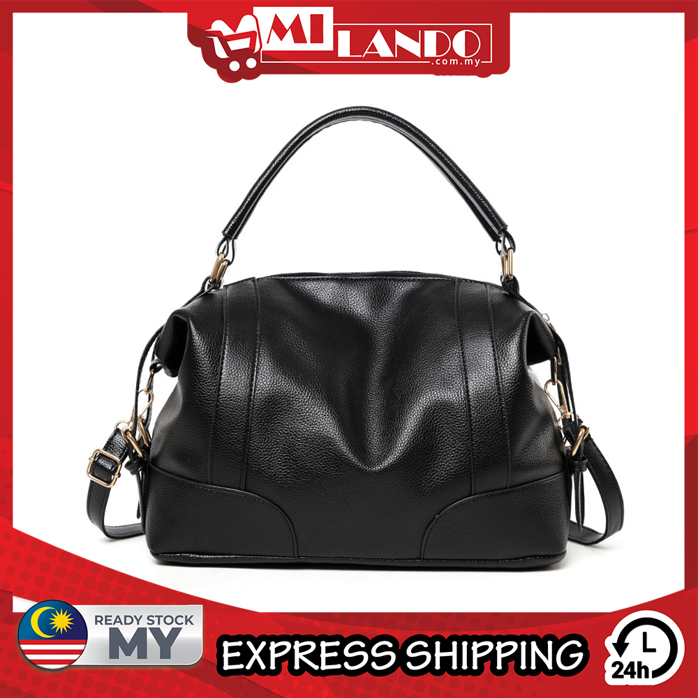 MILANDO Ladies Women Handbag Fashion PU Leather Sling Bag Handbeg Beg Tangan Wanita(Type 6)