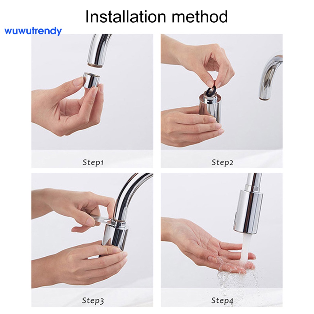 Must Versatile wuwutrendy Simple Operation Sensor Faucet Automatic Non-contact Water Saving Infrared Sensing Wear-res... - Image 2