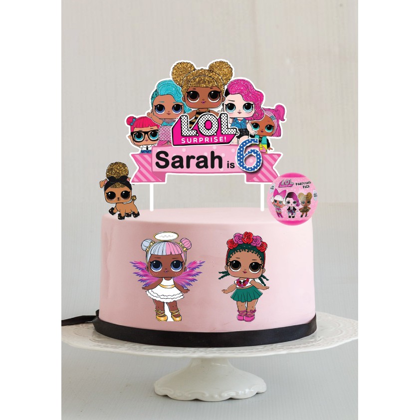 LOL Surprise Dolls Birthday Cake Topper | Shopee Malaysia