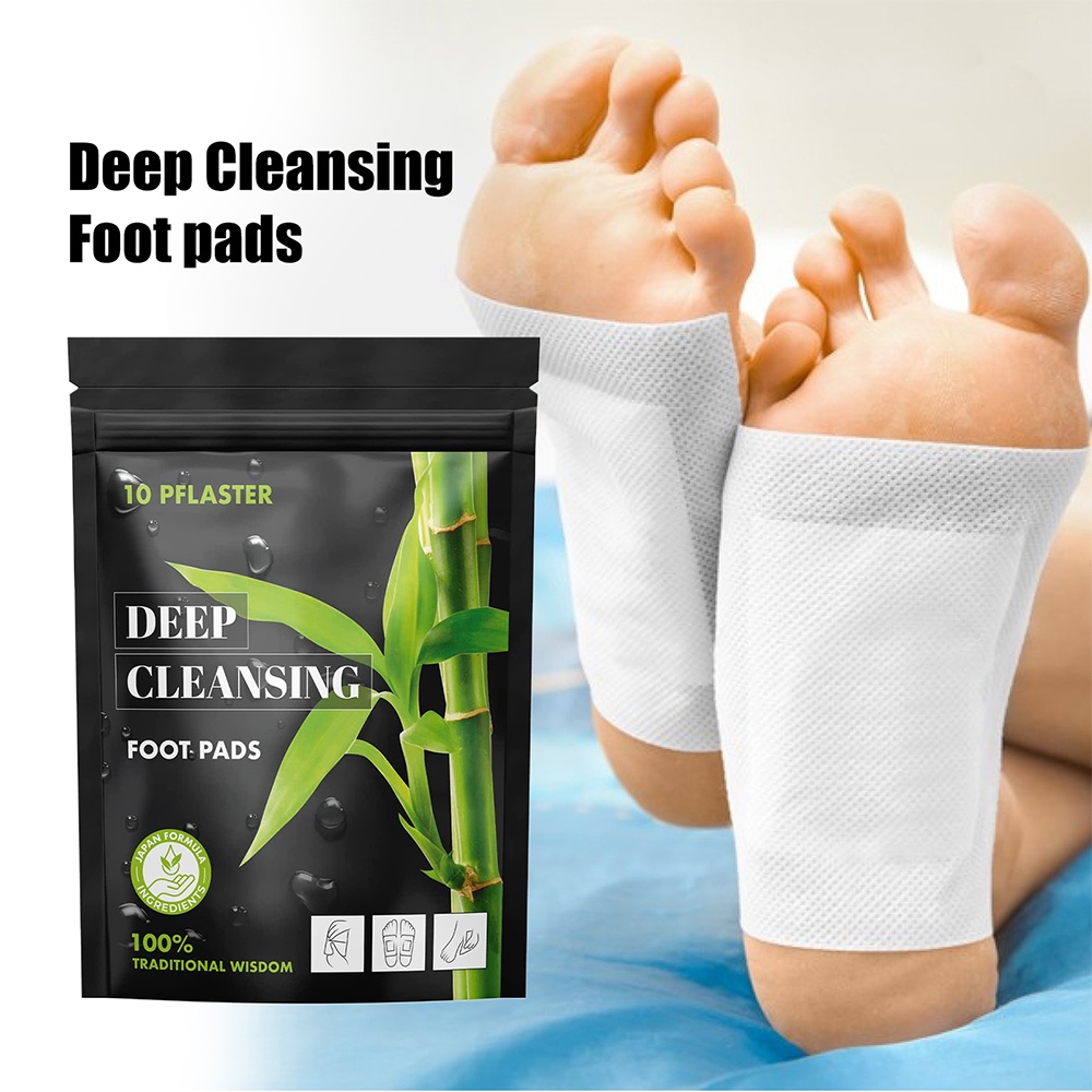 Romyse Nuubu Deep Cleansing Foot Pads Detox Foot Patches Natural Relief ...