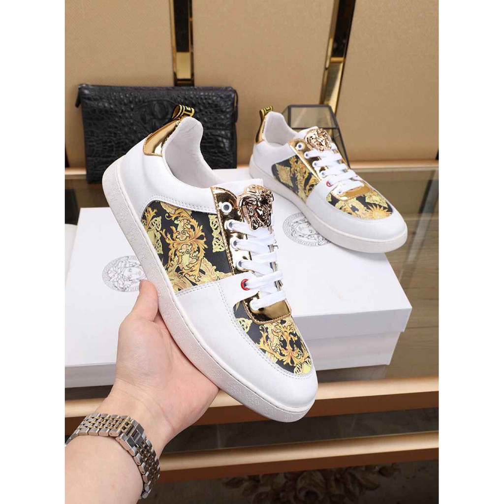 versace men's casual shoes