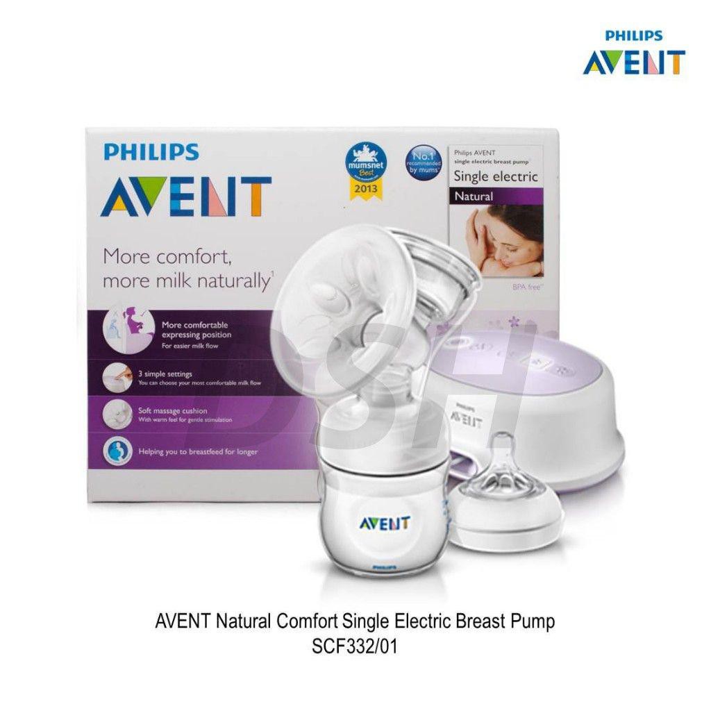 Philips Avent Natural Comfort Single Electric Breast Pump Scf332