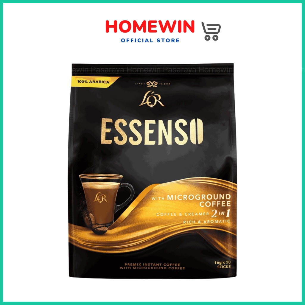 Essenso Microground Coffee 2in1 Coffee & Creamer (16g x 20 Sachets