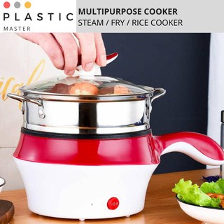 Multipurpose Electric Non-Stick Cooker, Fry, Steam, Rice Cooker Mini ...