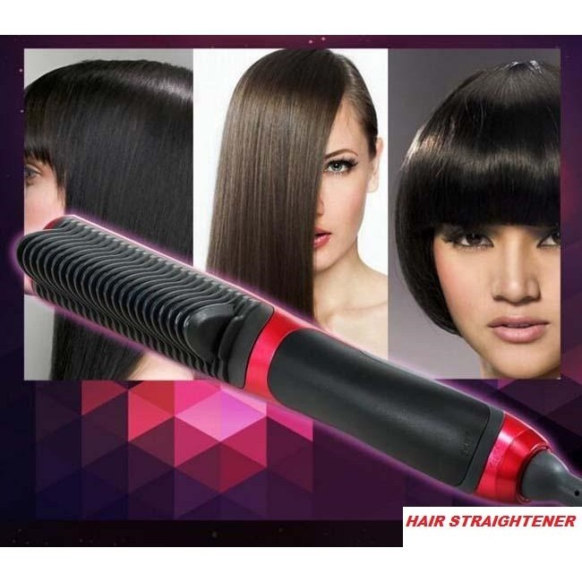 Hair Straightener Ceramic Hair Curler Negative Ion Hair Flat Iron Heating Fast Hair Straightening Comb