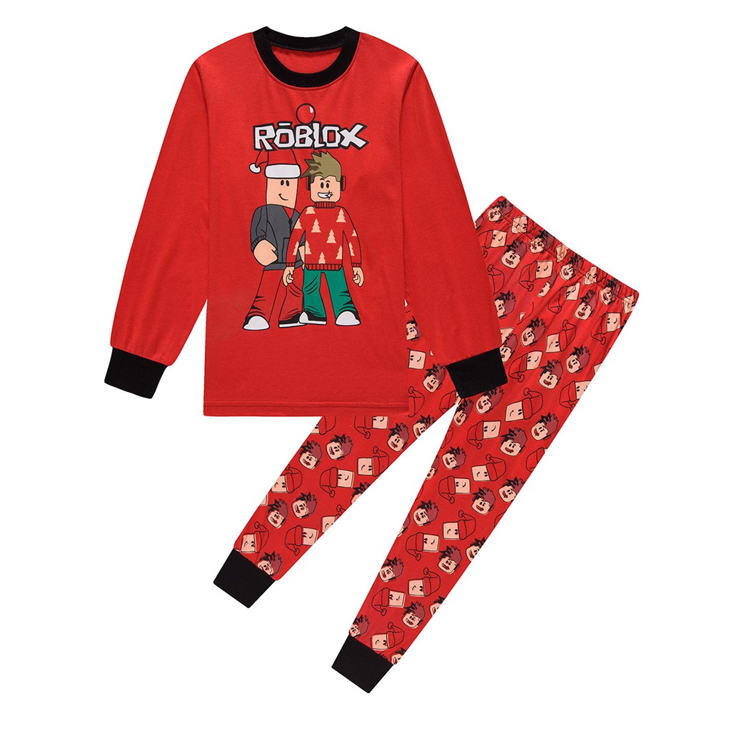 Child Roblox Clothes Sleepwear T-Shirt Youtube Game Kids Boys Long Sleeve  Christmas Xmas Pajamas Black Red Pjs 6-13Years Pyjamas Pijamas Nighties  Nightwear Nightgown Youth Boy Merch Youtube Gamer Birthday Gifts | Shopee