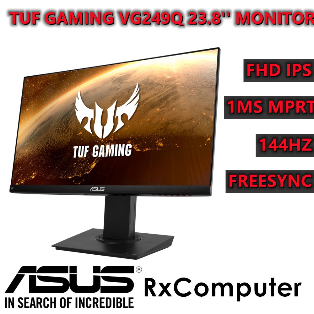 ASUS TUF GAMING VG249Q 24 INCH FHD IPS ( 1MS MPRT / 144HZ / FREESYNC ...