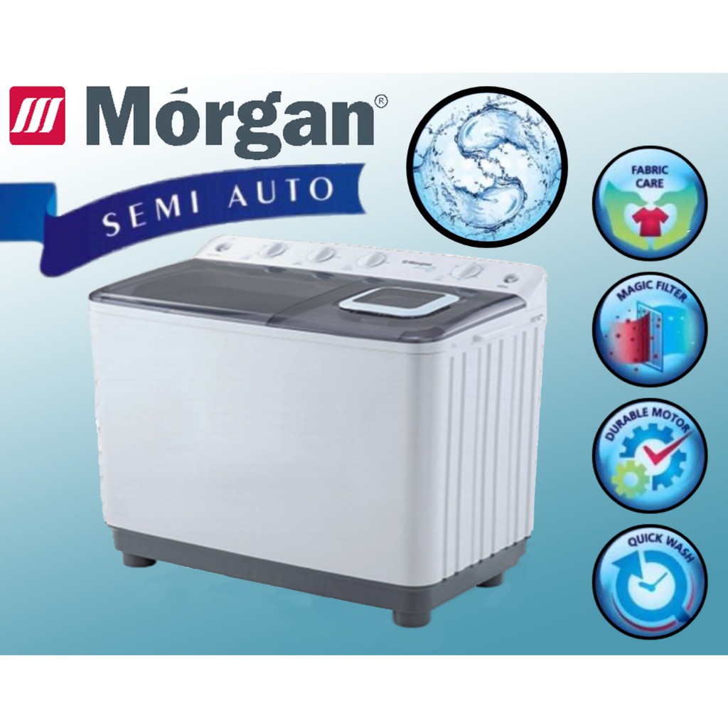 MORGAN 10KG SEMI-AUTO WASHING MACHINE MWM-1310SA // KHIND 10KG SEMI-AUTO WASHING MACHINE WM1017