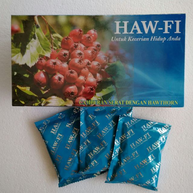 HAW FI (EKSTRAK BUAH HAWTHORN DAN SEKAM PSYLIUM) EXP : 31 