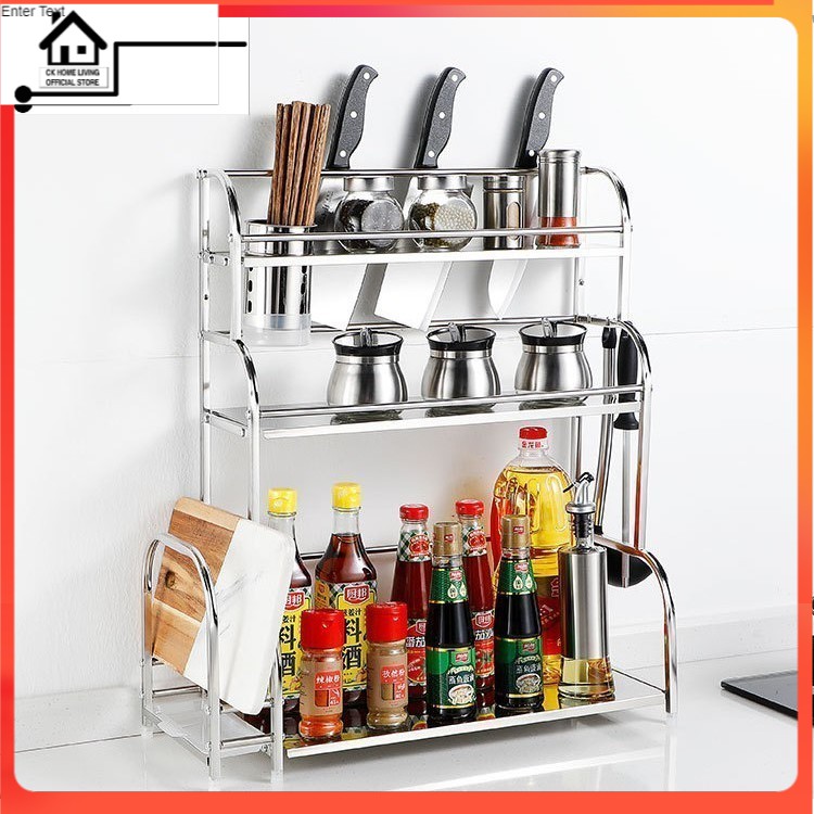 Stainless Steel Kitchen Rack Shelf Prices And Promotions Aug 2021 Shopee Malaysia