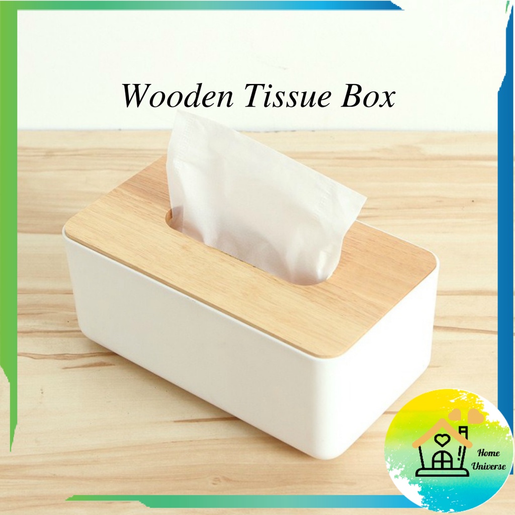 Japanese Wooden Tissue Box Minimalist Muji Style Kotak Tissue | Shopee ...