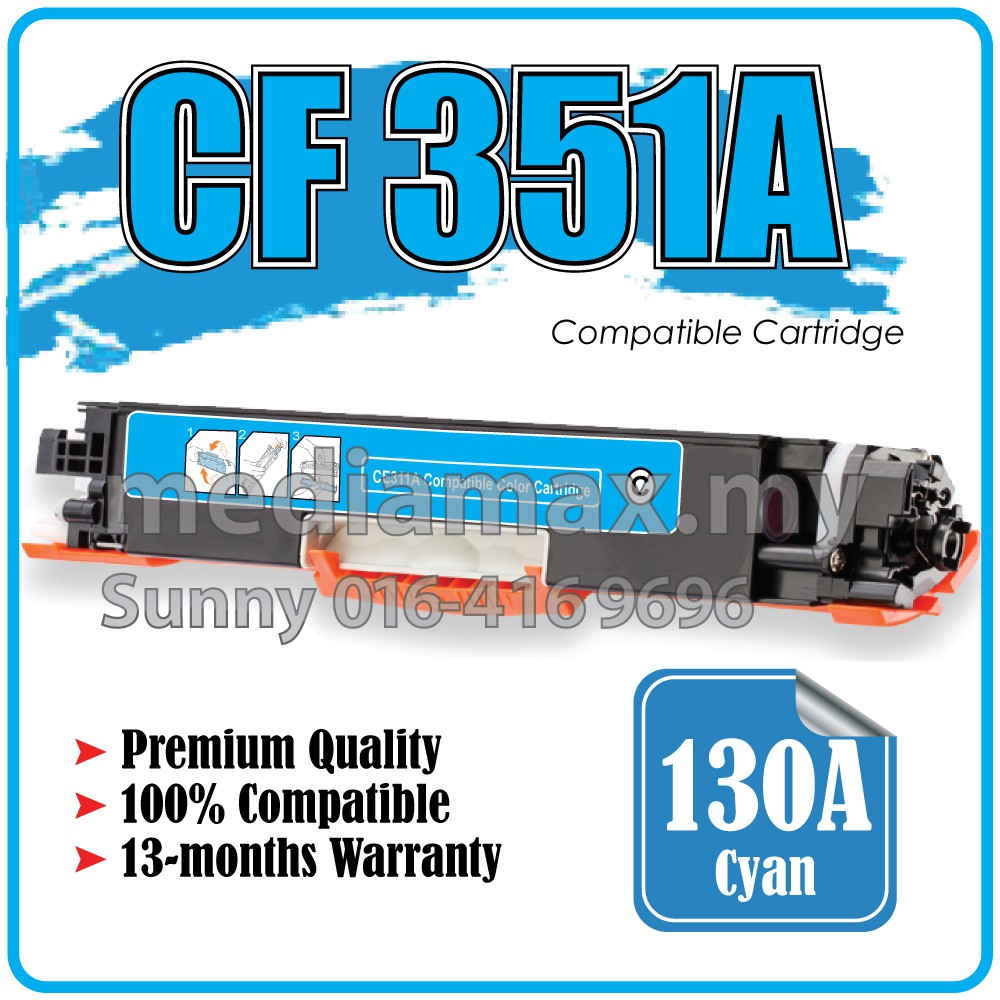 Compatible To Hp Cf350a 130a Laserjet Pro M176 M176n M177 M177fw M 176 176n 177 M177fw Mfp Multi Function Printer Color Shopee Malaysia