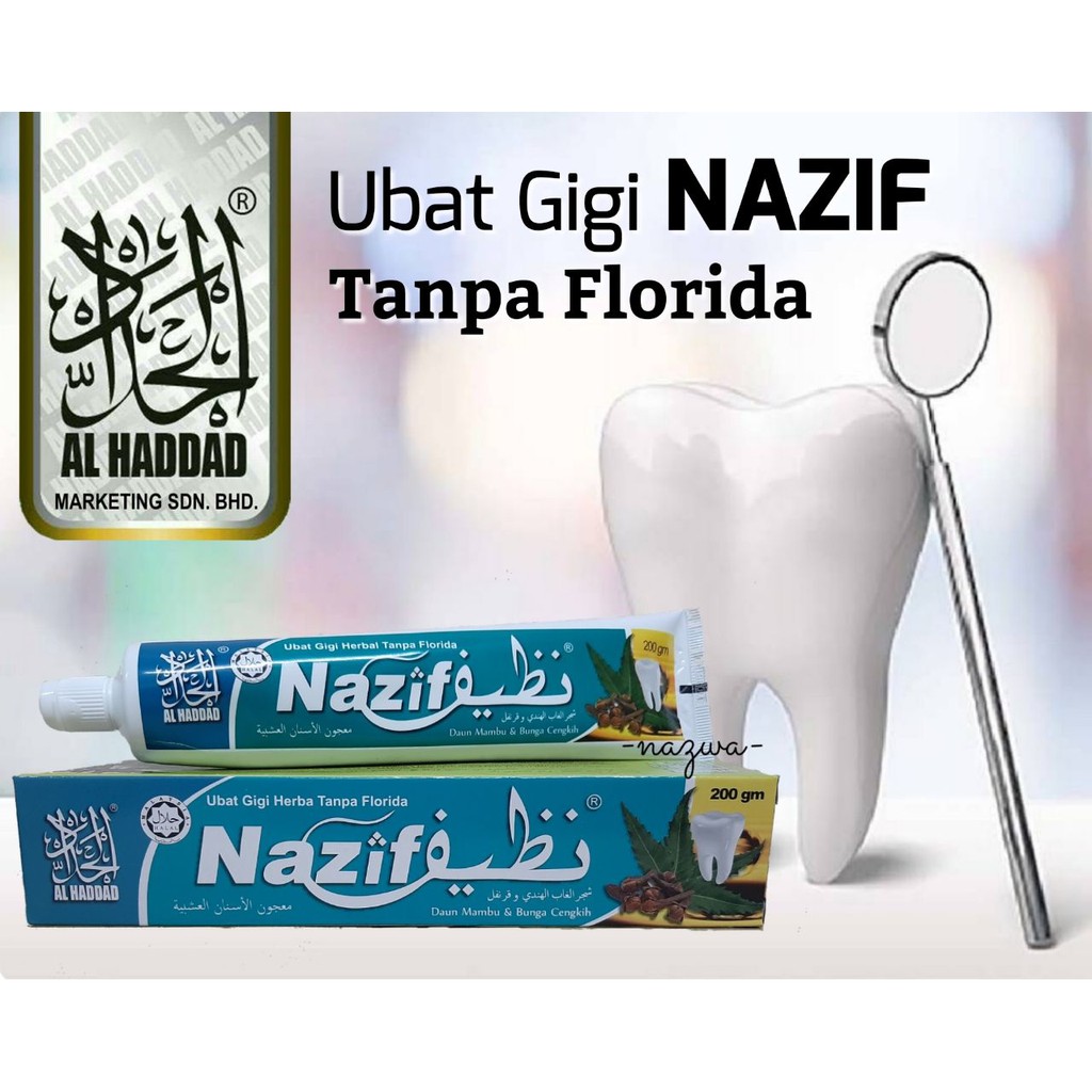 Ready Stock Ubat Gigi Nazif By Al Haddad Shopee Malaysia