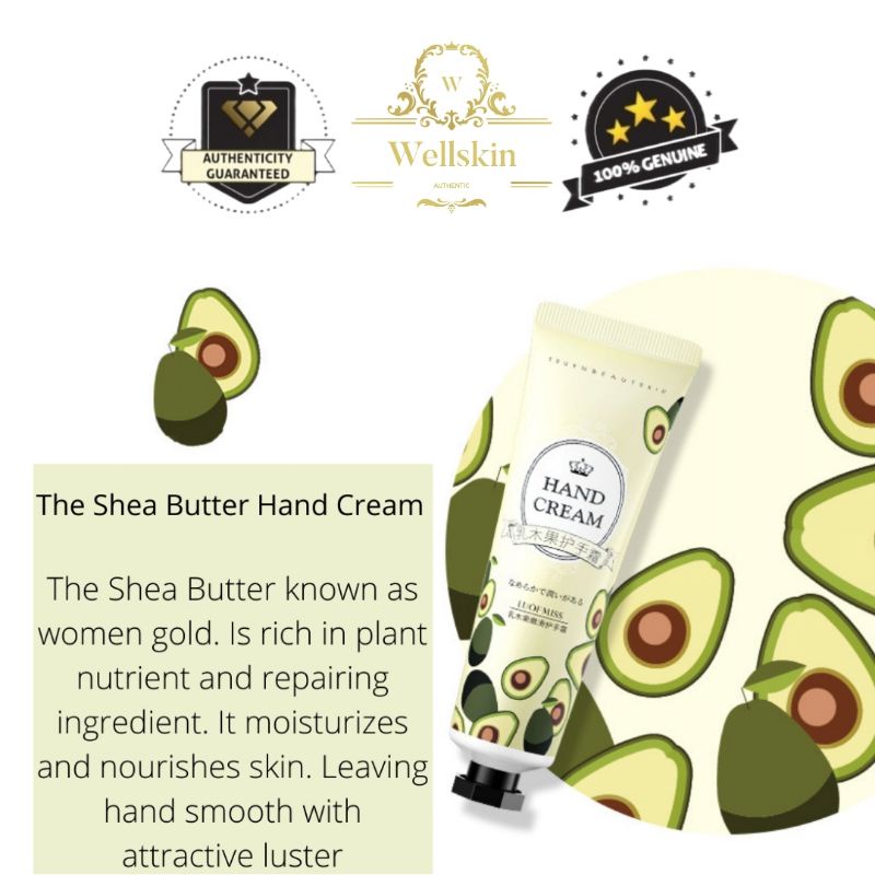 LUOFMISS 100% Natural Fruits Hand Cream 30g | Shopee Malaysia