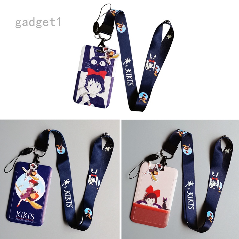 KiKi Delivery Service Bus Pass Card Holder Lanyard Certificate Student Campus Meal Shuttle Card Work Pass Holder