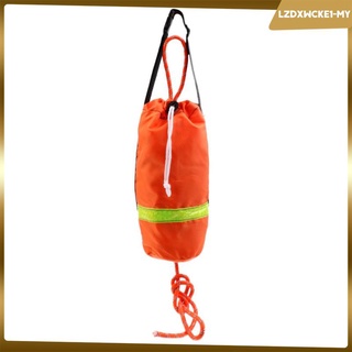 Buoyant Rescue Line Throw Bag with Reflective Strap for Kayak Canoe 16m/21m 