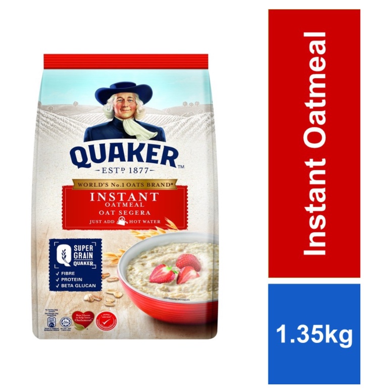 Quaker Oats Instant Oatmeal 1.35Kg Shopee Malaysia