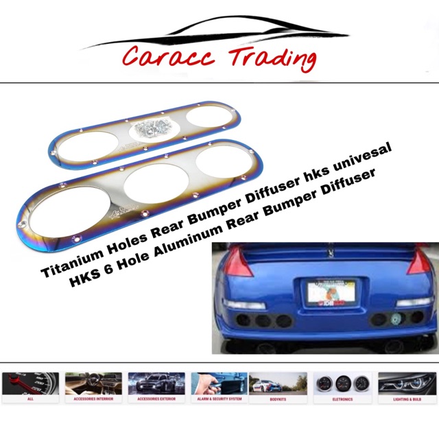 universal car rear bumper diffuser