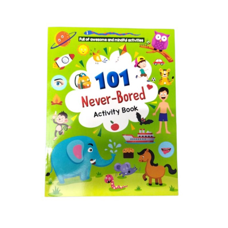 101 NEVER BORED ACTIVITY BOOK - buku aktiviti puzzles sambil belajar ...