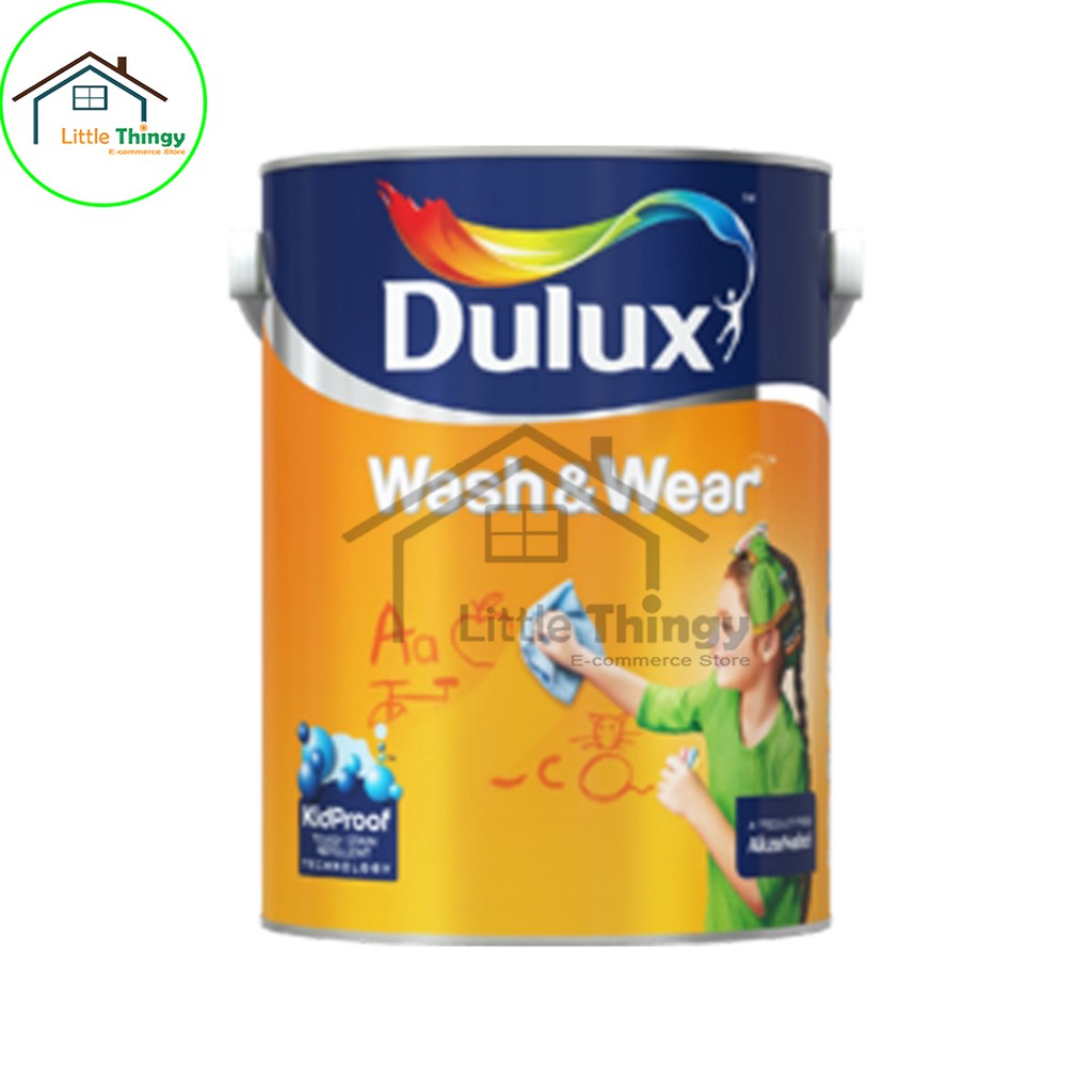 1L Dulux  Easy  Clean  Cat  Dinding Senang Dicucl Dalam Rumah  