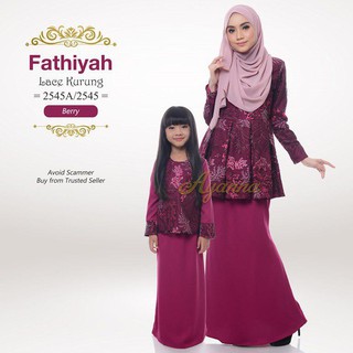  Raya 2019 Baju Kurung Moden Fathiyah Ayanna Sedondon 