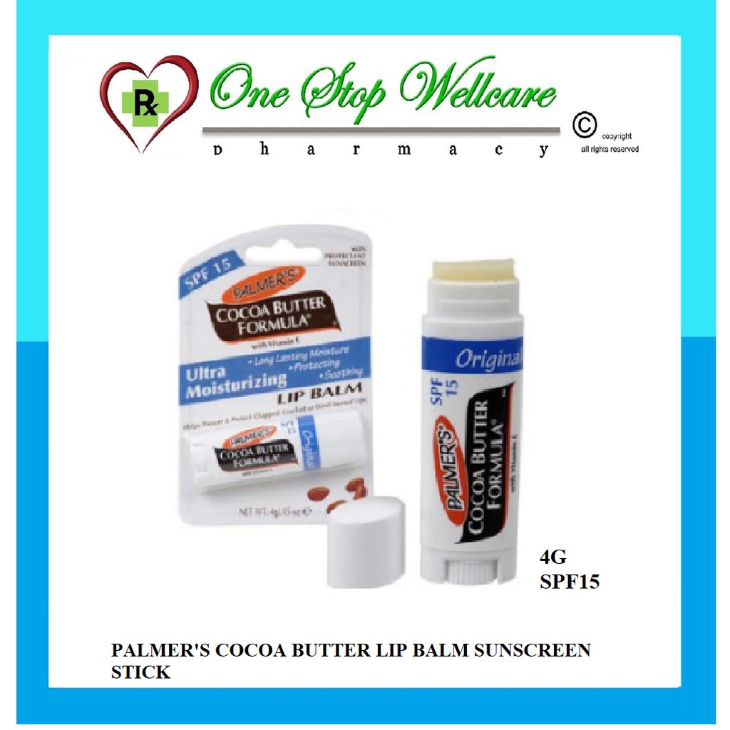PALMER'S COCOA BUTTER LIP BALM SUNSCREEN STICK 4G (EXP 06/2026