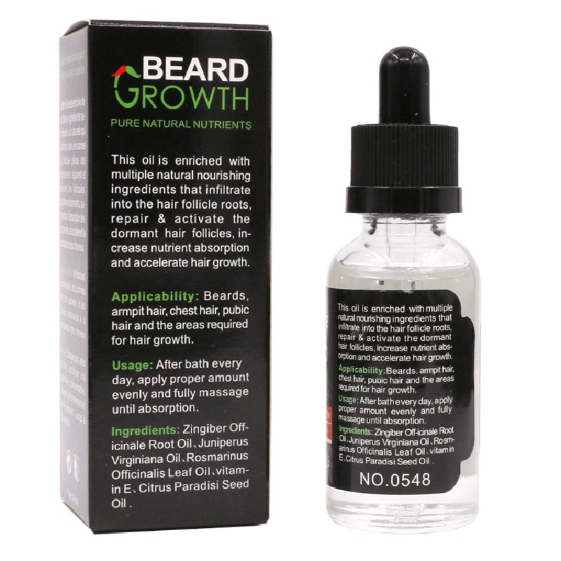 40ml Men S Beard Growth Solution Gentle Maintenance Hair Growth