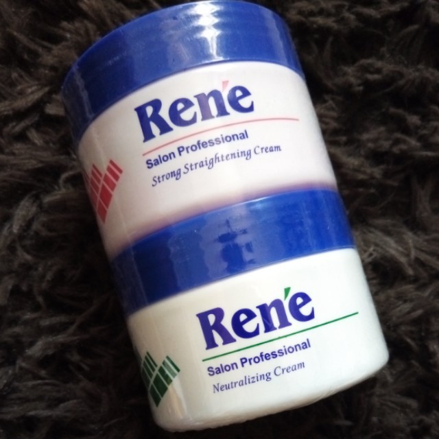 Rene Hair Strong Straightening Cream + Neutralizer (2x120ML) / ONE step
