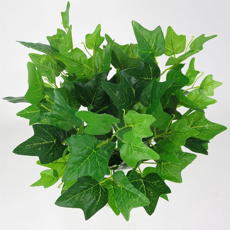 Artificial Sweet Potato Leaf Green Plants Garland Garden