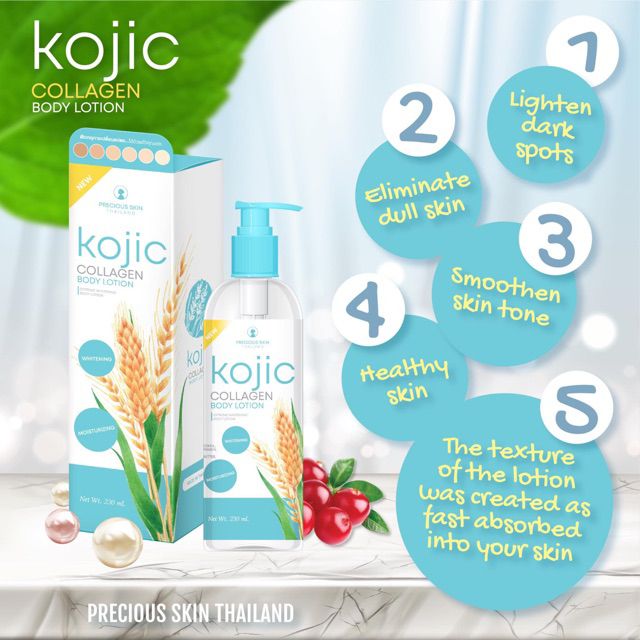 KOJIC Collagen Body Lotion Extreme Whitening Moisturizing Reduce Dark Spot 230ML Shopee Malaysia
