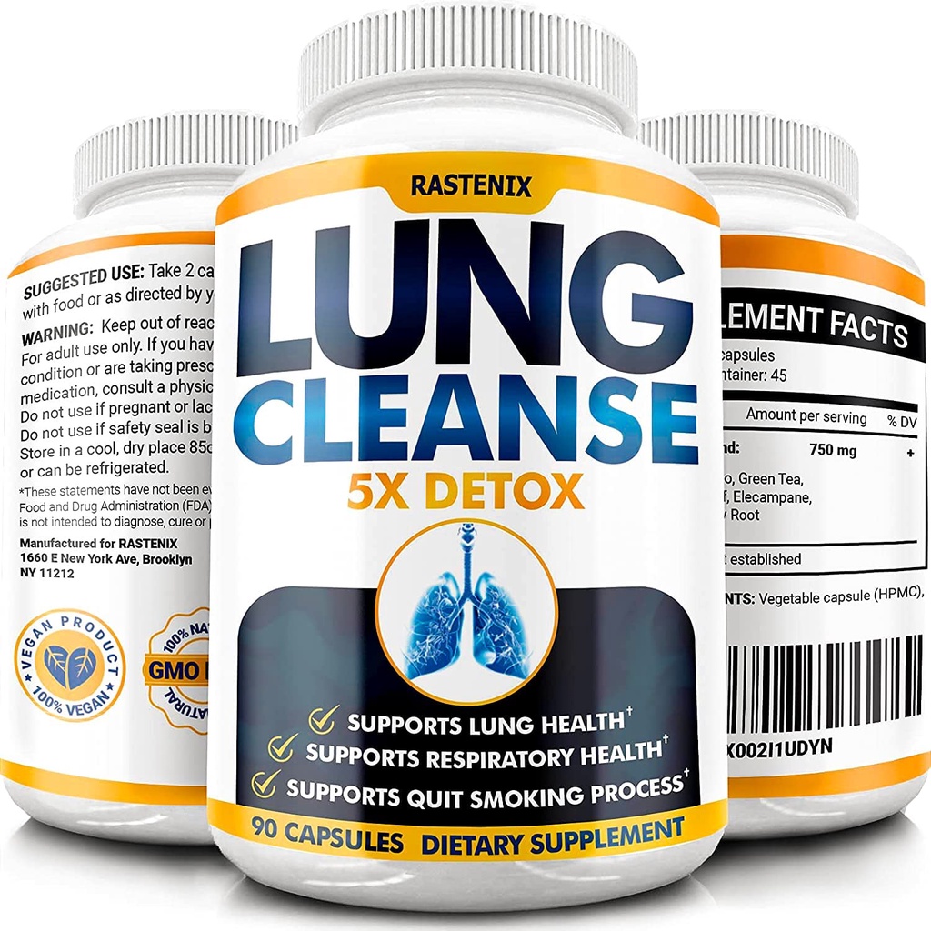 Lung Cleanse And Detox - Helps Quit Smoking - Supports Respiratory ...