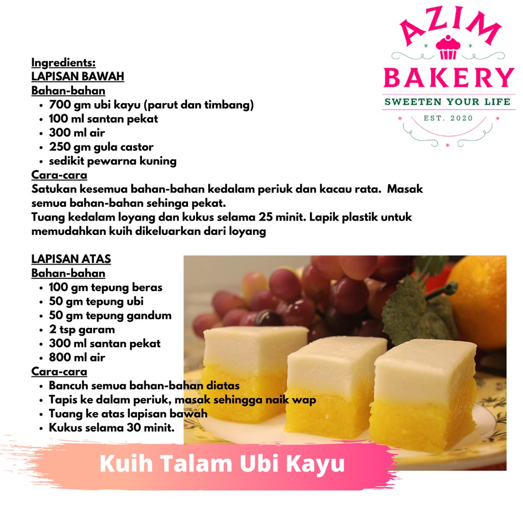 Buy Tepung Ubi Kayu Abc 500g Tepung Ubi Kayu Tapioca Starch Halal By Azim Bakery Seetracker Malaysia