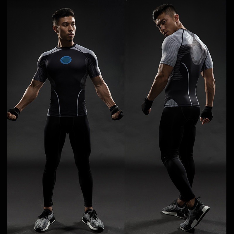 Men's T-Shirts Marvel Avenger Superhero 3D Printed Tee Sports Gym Short Sleeve