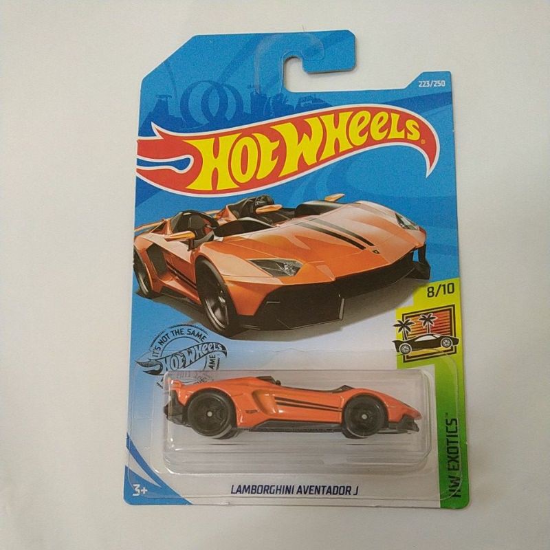 Hot Wheels Lambo Lamborgini Aventador J Roadster Hw Exotics Supercar