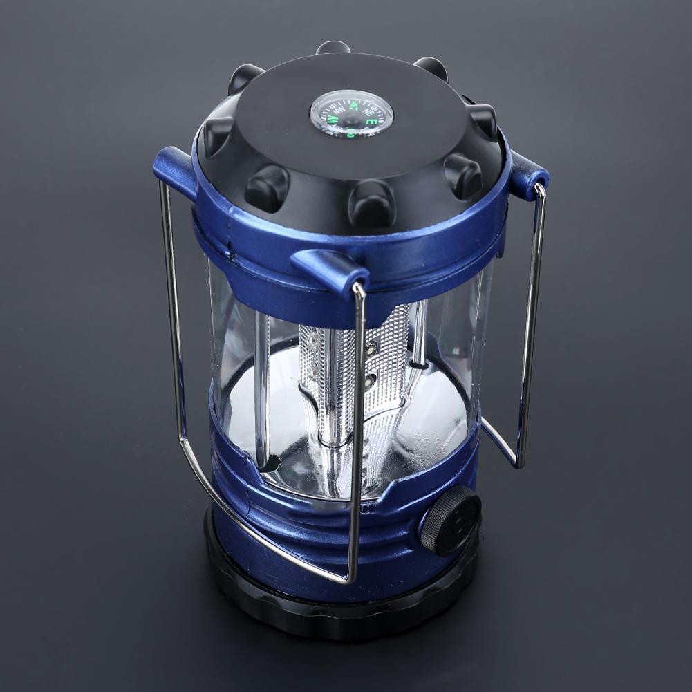 12-LED Camping Lantern Portable Battery Operated Light Outdoor Hiking Lamp Torch
