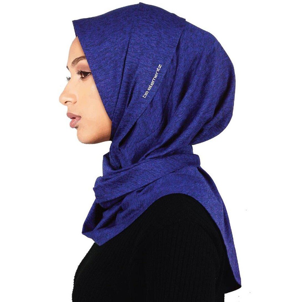 BE Elementz Muslimah Born2Empower Instant Sports Scarves - WTS0002 (PowerPurple) / Tudung Sukan Sarung Terus Tutup Aurat