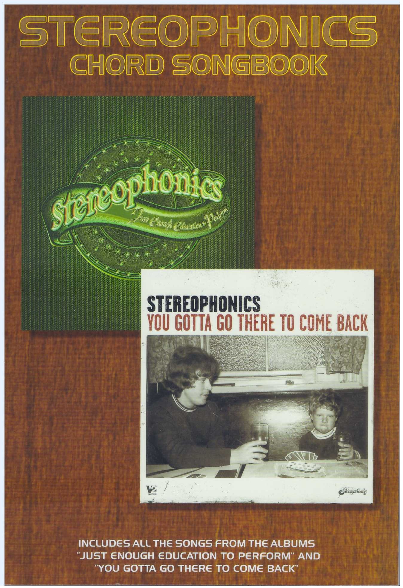 Stereophonics Chord Songbook / Vocal Book / Voice Book / Guitar Book / Gitar Book