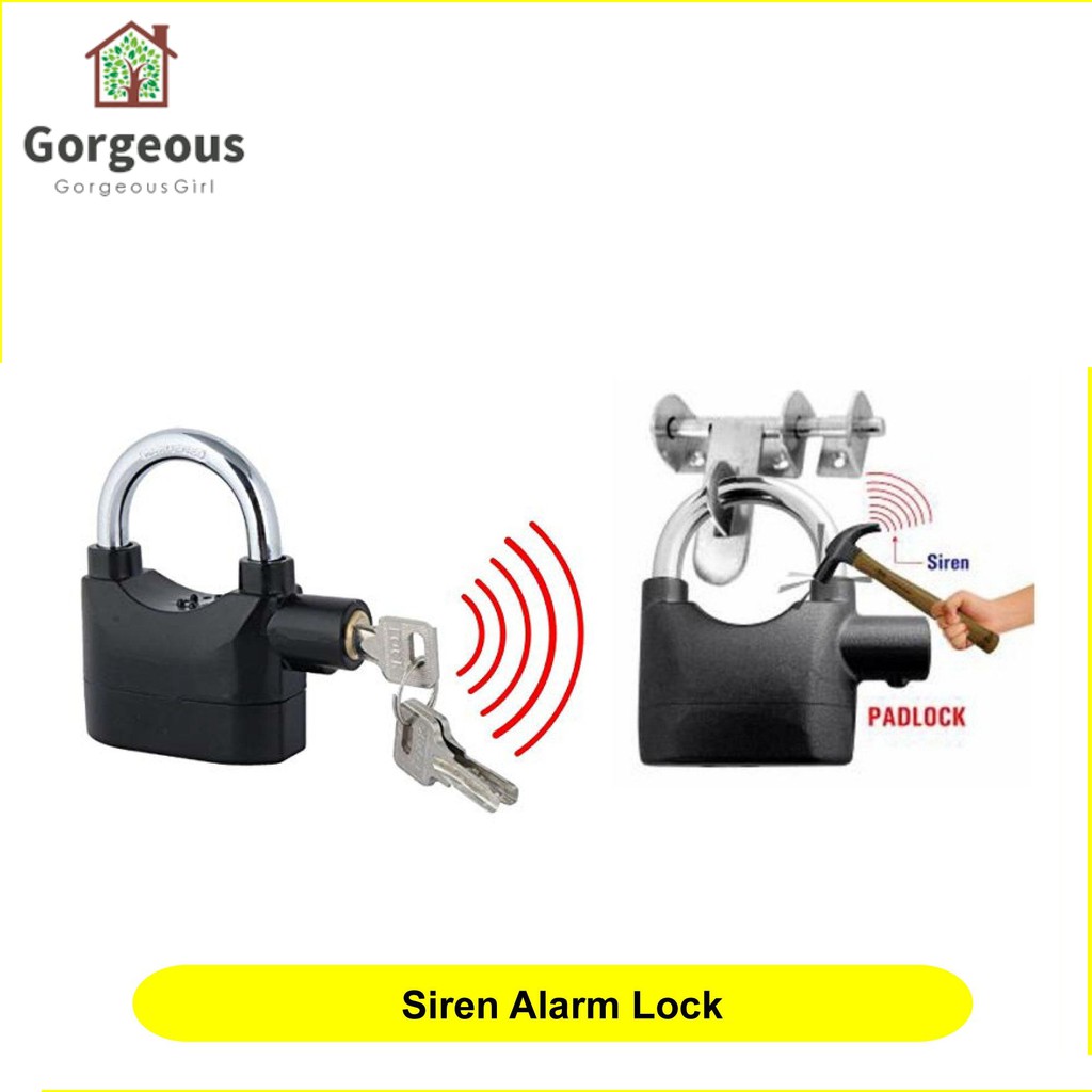 bike siren lock